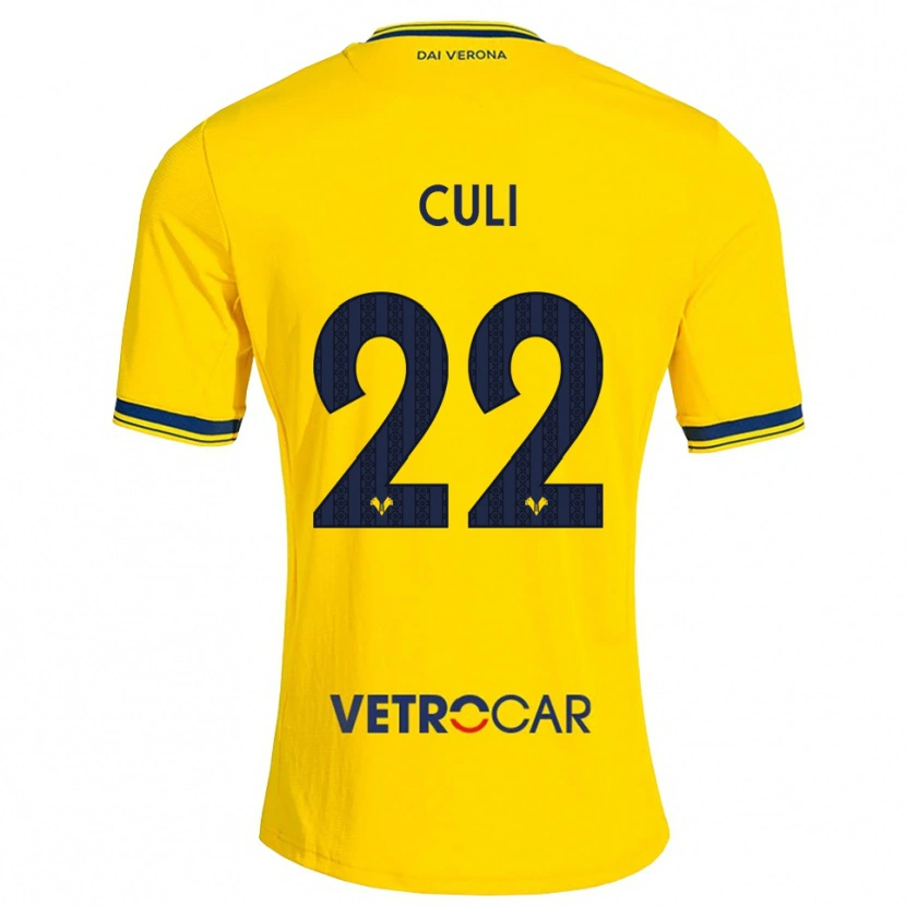Danxen Kinder Daniel Culi #22 Gelb Rot Auswärtstrikot Trikot 2026/27 T-Shirt Österreich