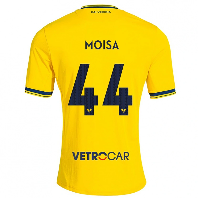 Danxen Kinder Davide Moisa #44 Gelb Rot Auswärtstrikot Trikot 2026/27 T-Shirt Österreich