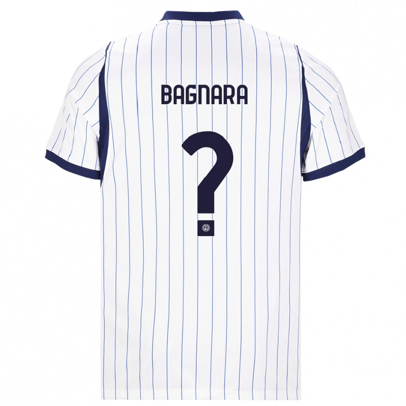 Danxen Kinder Ettore Bagnara #0 Weiß Dunkelblau Auswärtstrikot Trikot 2026/27 T-Shirt Österreich