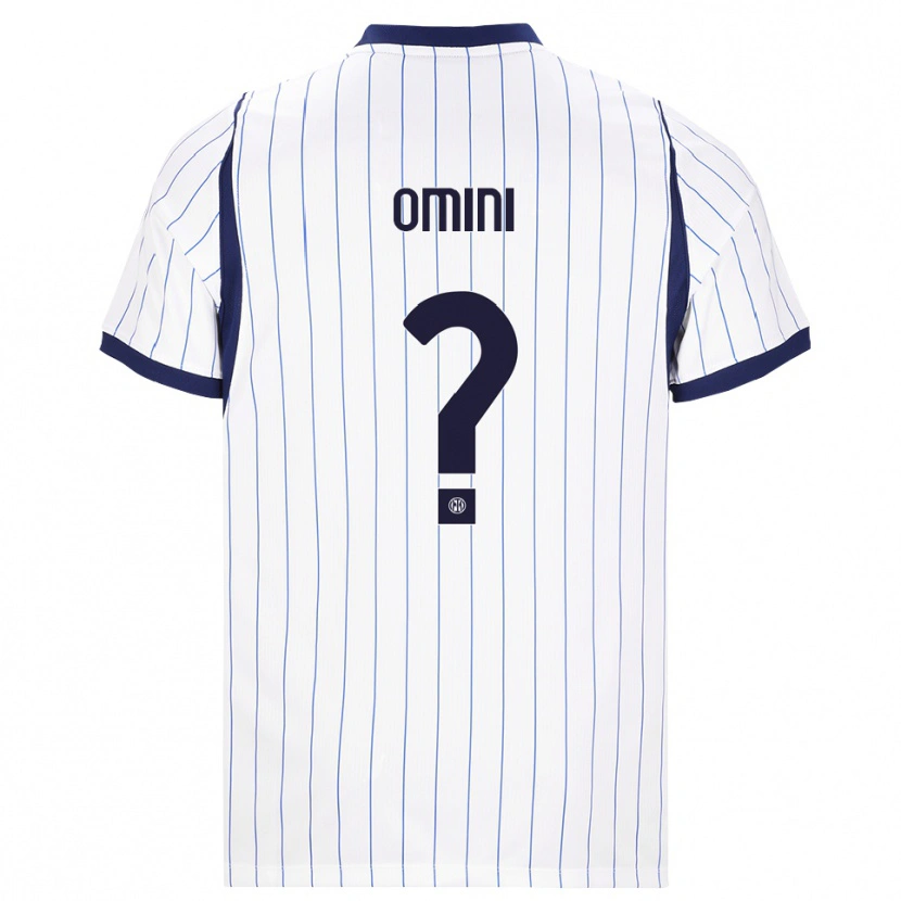 Danxen Kinder Pietro Omini #0 Weiß Dunkelblau Auswärtstrikot Trikot 2026/27 T-Shirt Österreich