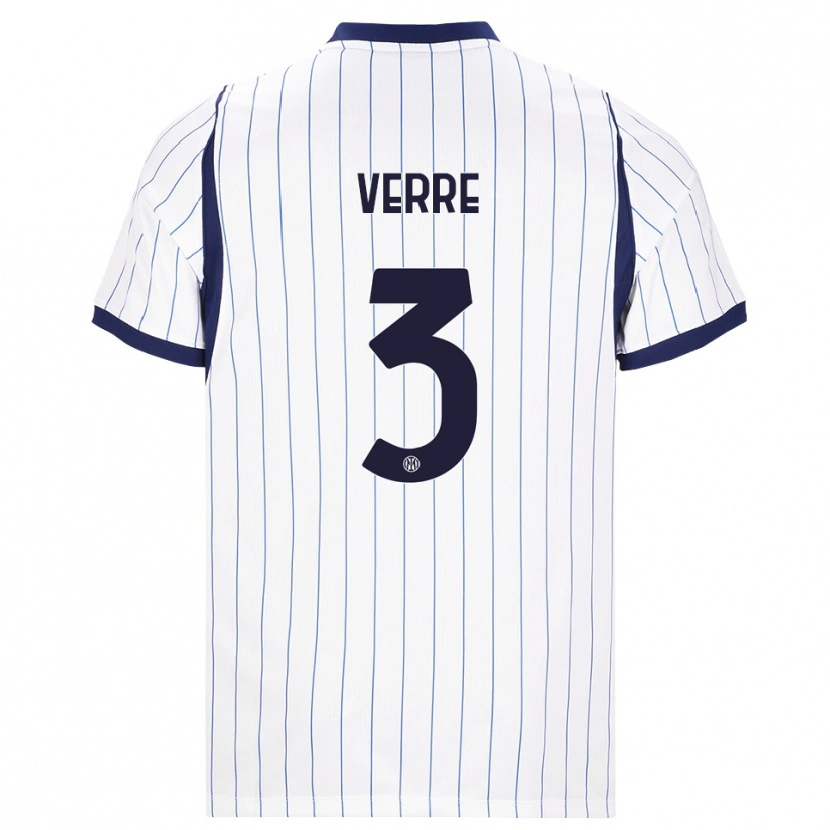 Danxen Kinder Manuel Verre #3 Weiß Dunkelblau Auswärtstrikot Trikot 2026/27 T-Shirt Österreich