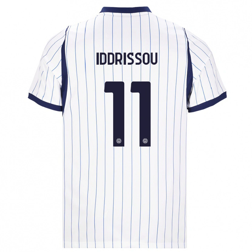 Danxen Kinder Jamal Iddrissou #11 Weiß Dunkelblau Auswärtstrikot Trikot 2026/27 T-Shirt Österreich