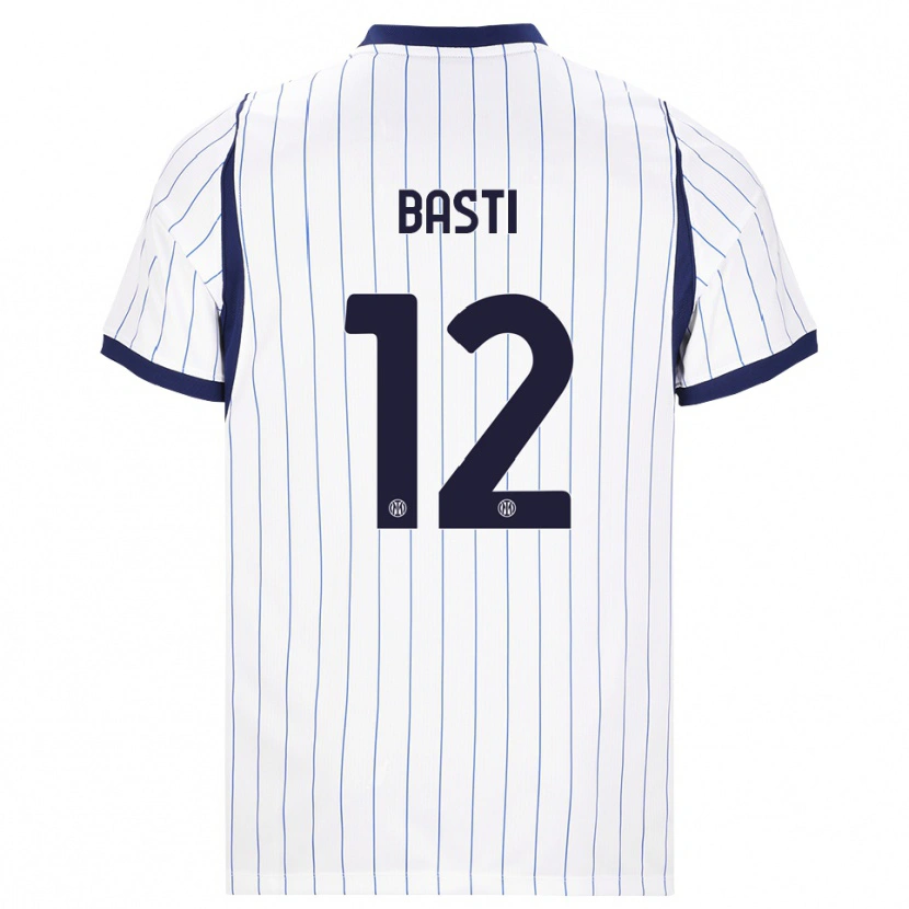Danxen Kinder Matteo Basti #12 Weiß Dunkelblau Auswärtstrikot Trikot 2026/27 T-Shirt Österreich