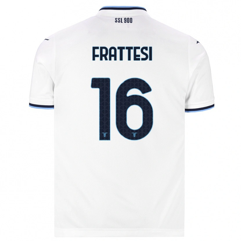 Danxen Kinder Davide Frattesi #16 Weiß Dunkelblau Auswärtstrikot Trikot 2026/27 T-Shirt Österreich