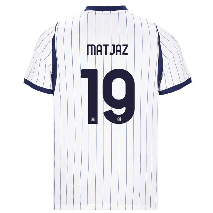 Danxen Kinder Samo Matjaz #19 Weiß Dunkelblau Auswärtstrikot Trikot 2026/27 T-Shirt Österreich