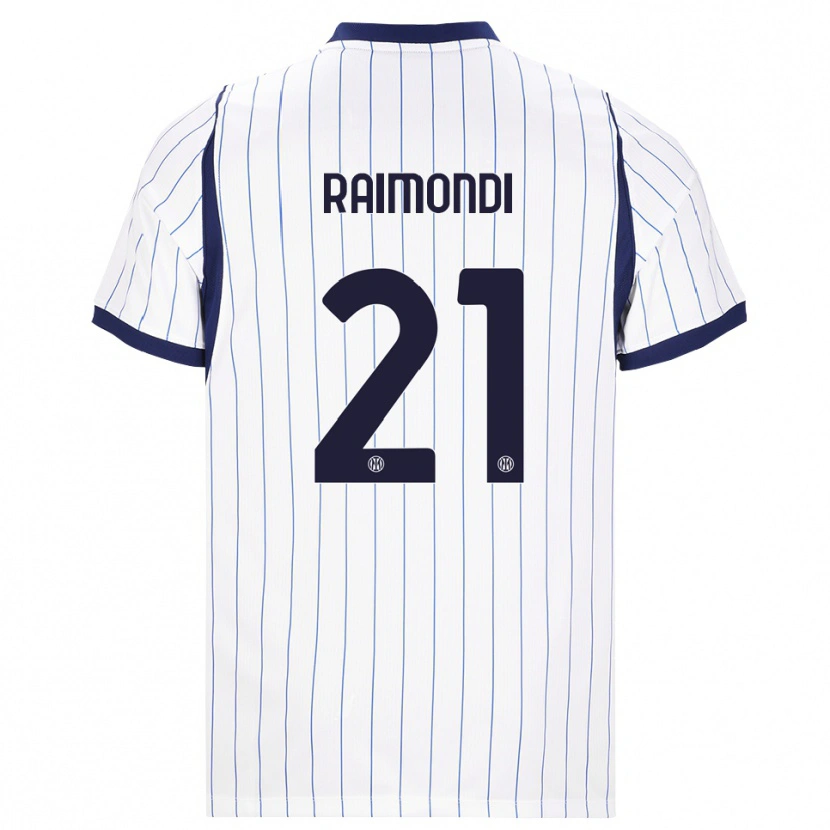 Danxen Kinder Paolo Raimondi #21 Weiß Dunkelblau Auswärtstrikot Trikot 2026/27 T-Shirt Österreich