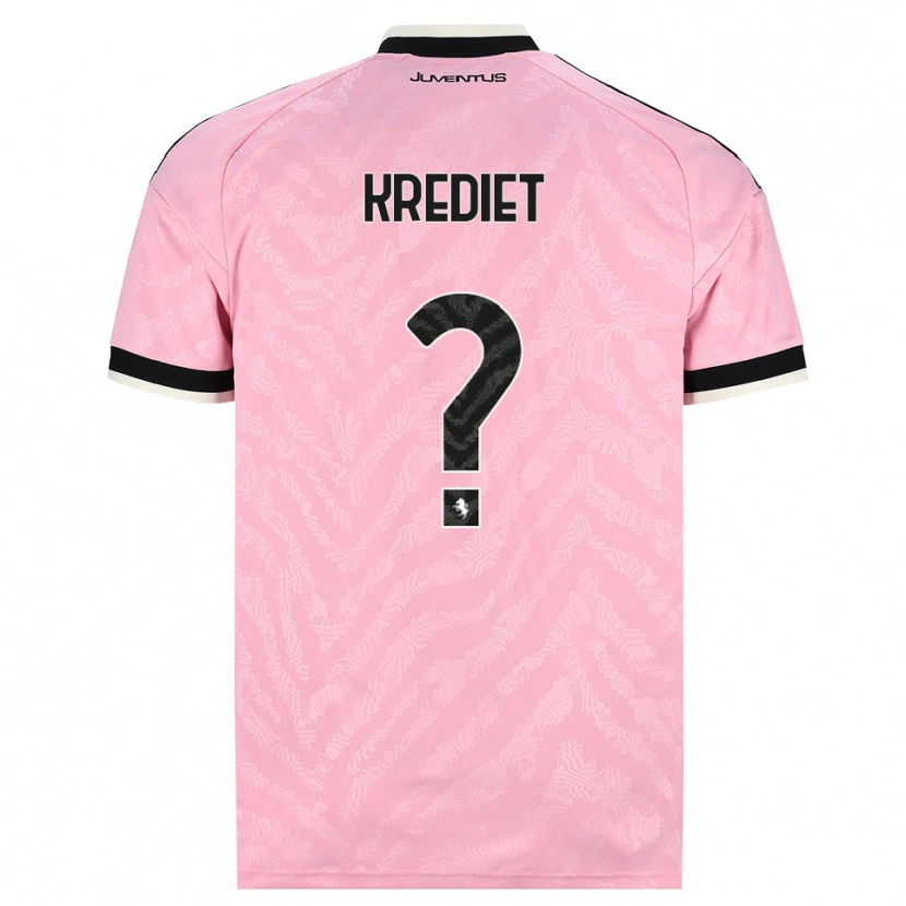 Danxen Kinder Fortunato Krediet #0 Pink Schwarz Auswärtstrikot Trikot 2026/27 T-Shirt Österreich