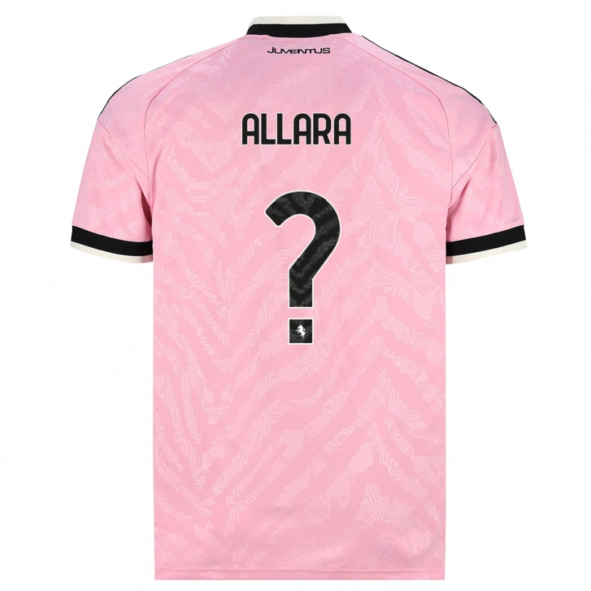Danxen Kinder Lorenzo Allara #0 Pink Schwarz Auswärtstrikot Trikot 2026/27 T-Shirt Österreich