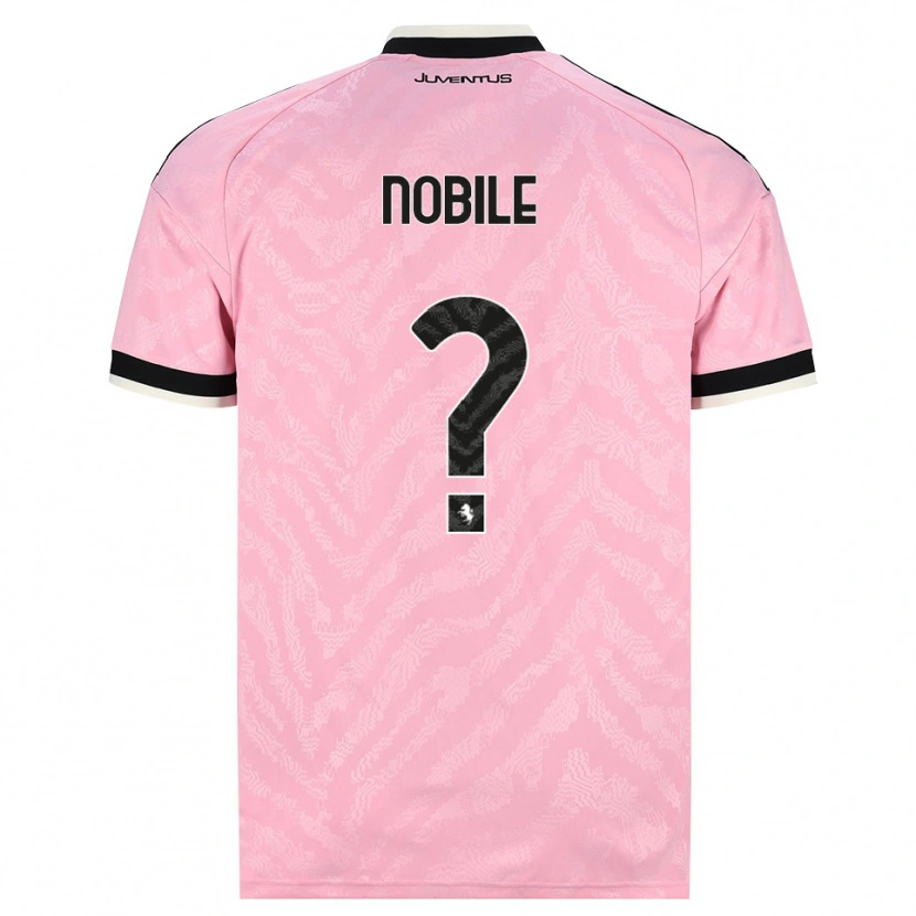 Danxen Kinder Alessio Nobile #0 Pink Schwarz Auswärtstrikot Trikot 2026/27 T-Shirt Österreich