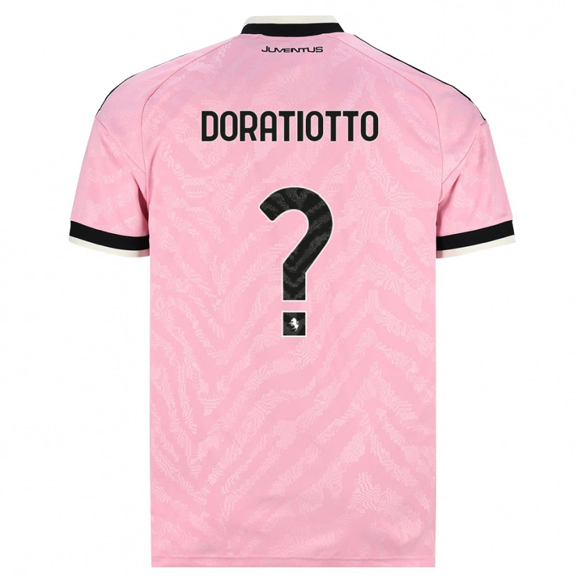 Danxen Kinder Giulio Doratiotto #0 Pink Schwarz Auswärtstrikot Trikot 2026/27 T-Shirt Österreich