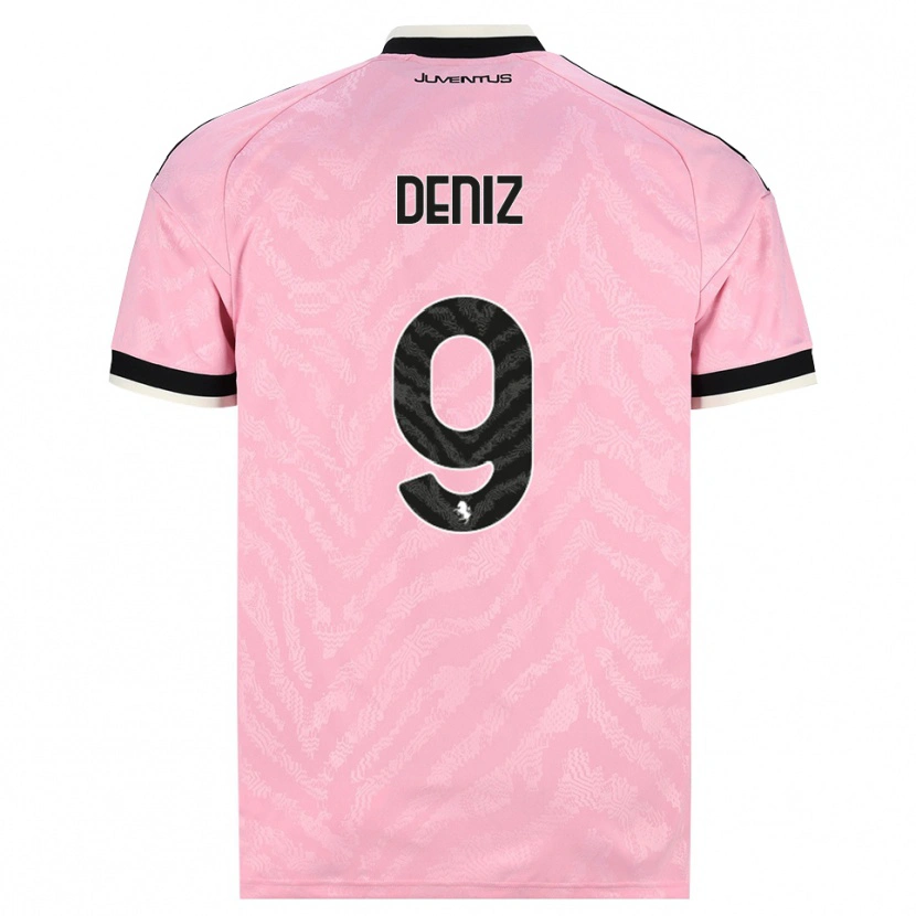 Danxen Kinder Esad Deniz #9 Pink Schwarz Auswärtstrikot Trikot 2026/27 T-Shirt Österreich