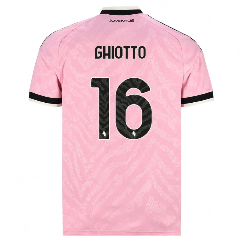 Danxen Kinder Alessandro Ghiotto #16 Pink Schwarz Auswärtstrikot Trikot 2026/27 T-Shirt Österreich
