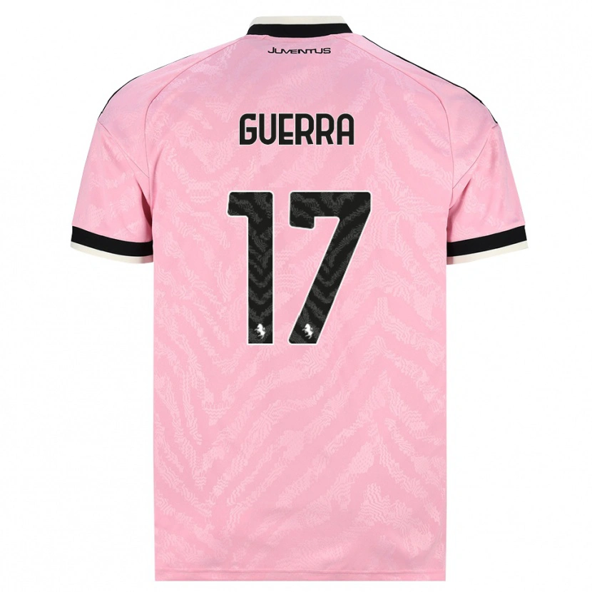 Danxen Kinder Simone Guerra #17 Pink Schwarz Auswärtstrikot Trikot 2026/27 T-Shirt Österreich