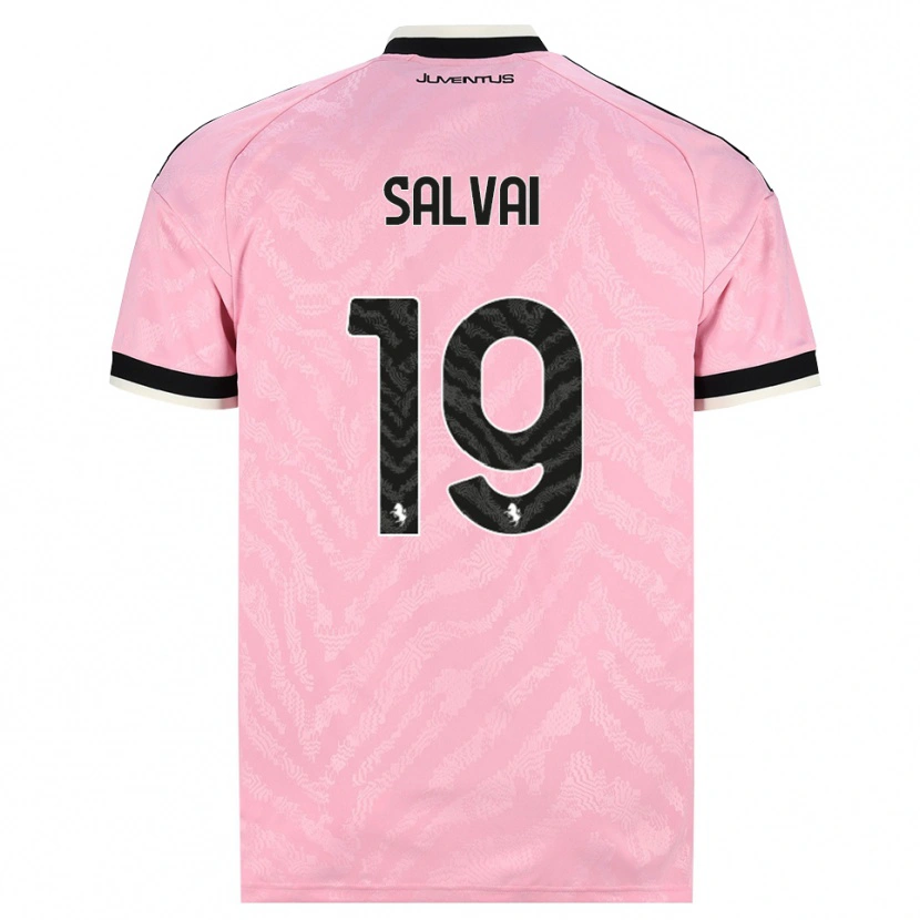 Danxen Kinder Pietro Salvai #19 Pink Schwarz Auswärtstrikot Trikot 2026/27 T-Shirt Österreich