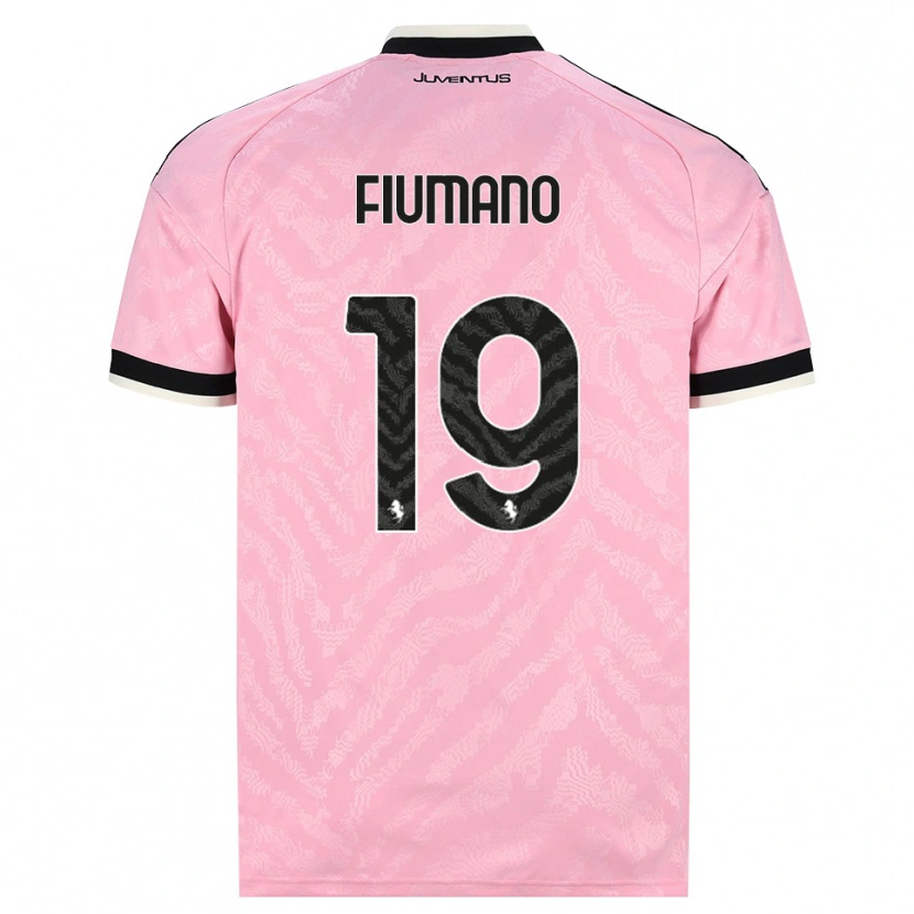 Danxen Kinder Filippo Fiumano #19 Pink Schwarz Auswärtstrikot Trikot 2026/27 T-Shirt Österreich