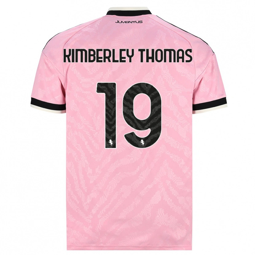 Danxen Kinder Lindsey Kimberley Thomas #19 Pink Schwarz Auswärtstrikot Trikot 2026/27 T-Shirt Österreich