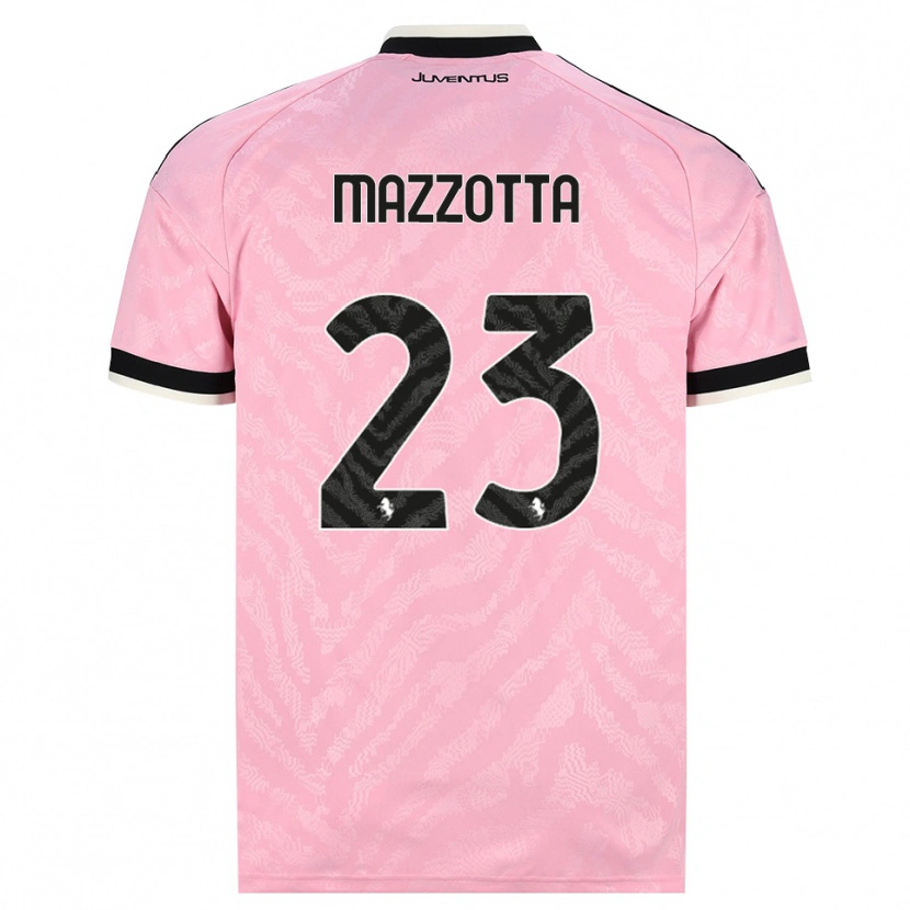 Danxen Kinder Raphael Mazzotta #23 Pink Schwarz Auswärtstrikot Trikot 2026/27 T-Shirt Österreich