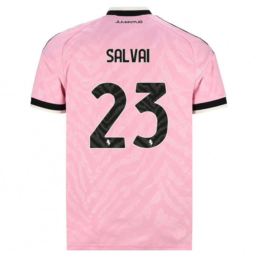 Danxen Kinder Cecilia Salvai #23 Pink Schwarz Auswärtstrikot Trikot 2026/27 T-Shirt Österreich