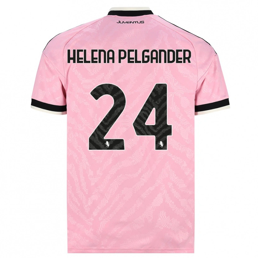 Danxen Kinder Elsa Helena Pelgander #24 Pink Schwarz Auswärtstrikot Trikot 2026/27 T-Shirt Österreich