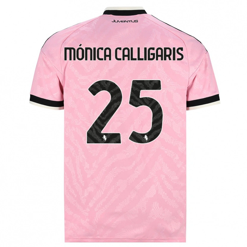 Danxen Kinder Viola Mónica Calligaris #25 Pink Schwarz Auswärtstrikot Trikot 2026/27 T-Shirt Österreich