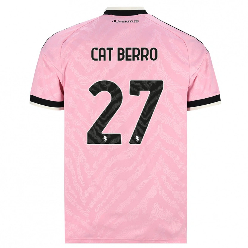 Danxen Kinder Simone Cat Berro #27 Pink Schwarz Auswärtstrikot Trikot 2026/27 T-Shirt Österreich