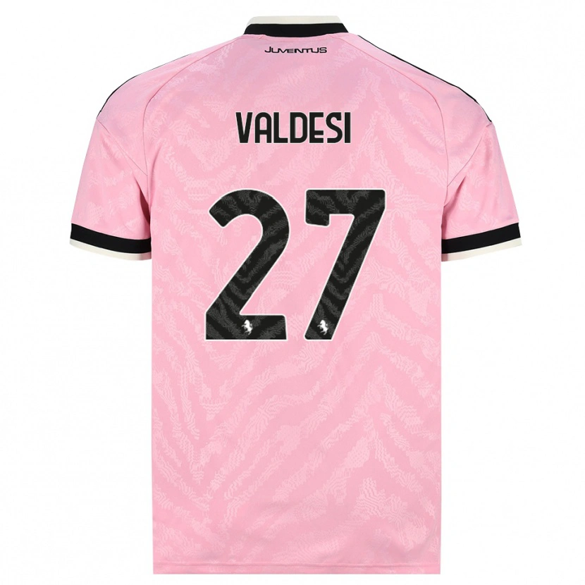 Danxen Kinder Andrea Valdesi #27 Pink Schwarz Auswärtstrikot Trikot 2026/27 T-Shirt Österreich