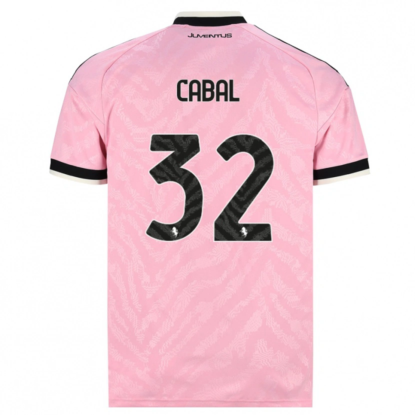 Danxen Kinder Juan Cabal #32 Pink Schwarz Auswärtstrikot Trikot 2026/27 T-Shirt Österreich