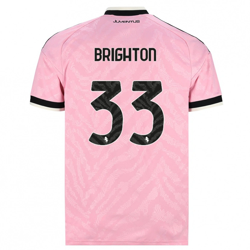 Danxen Kinder Abi Brighton #33 Pink Schwarz Auswärtstrikot Trikot 2026/27 T-Shirt Österreich