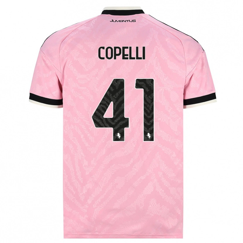 Danxen Kinder Anna Copelli #41 Pink Schwarz Auswärtstrikot Trikot 2026/27 T-Shirt Österreich
