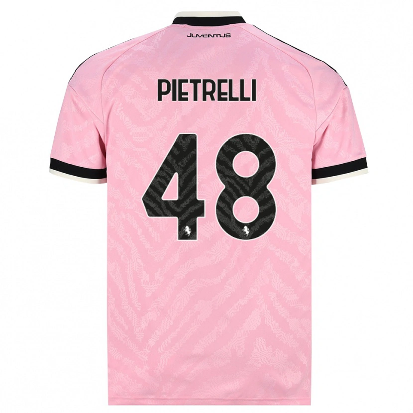 Danxen Kinder Alessandro Pietrelli #48 Pink Schwarz Auswärtstrikot Trikot 2026/27 T-Shirt Österreich