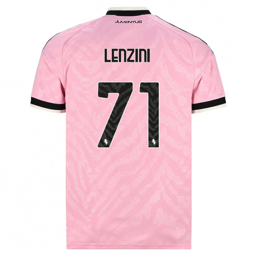 Danxen Kinder Martina Lenzini #71 Pink Schwarz Auswärtstrikot Trikot 2026/27 T-Shirt Österreich