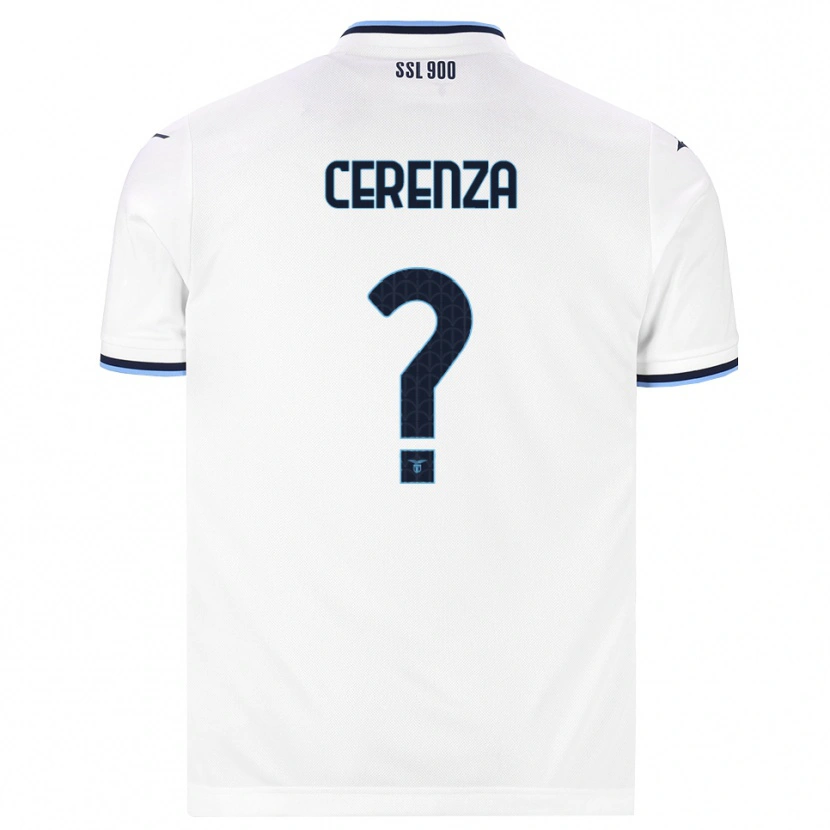Danxen Kinder Francesco Cerenza #0 Weiß Dunkelblau Auswärtstrikot Trikot 2026/27 T-Shirt Österreich