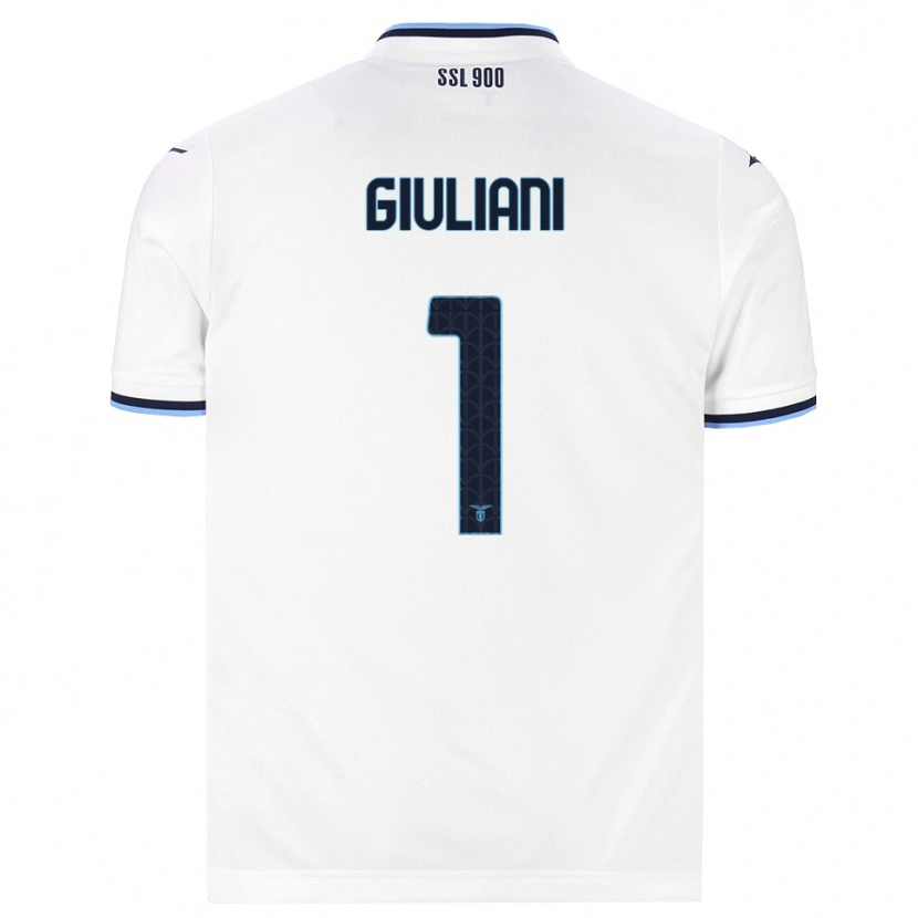 Danxen Kinder Alessio Giuliani #1 Weiß Dunkelblau Auswärtstrikot Trikot 2026/27 T-Shirt Österreich