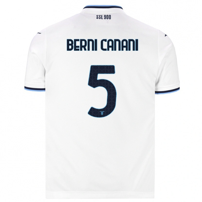 Danxen Kinder Leonardo Berni Canani #5 Weiß Dunkelblau Auswärtstrikot Trikot 2026/27 T-Shirt Österreich