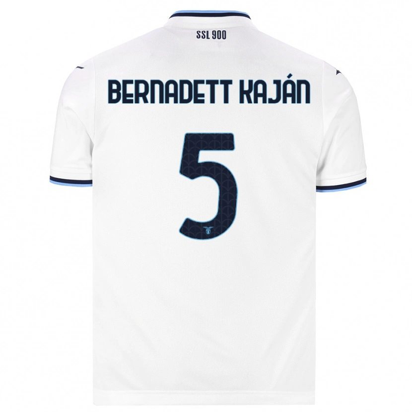 Danxen Kinder Zsanett Bernadett Kaján #5 Weiß Dunkelblau Auswärtstrikot Trikot 2026/27 T-Shirt Österreich
