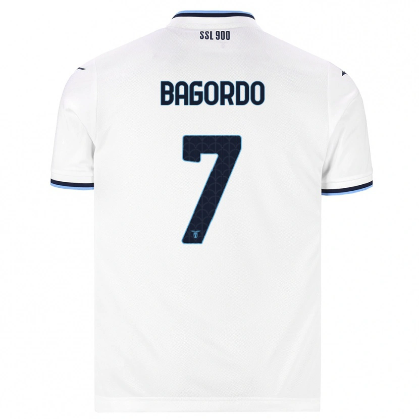 Danxen Kinder Cristian Bagordo #7 Weiß Dunkelblau Auswärtstrikot Trikot 2026/27 T-Shirt Österreich