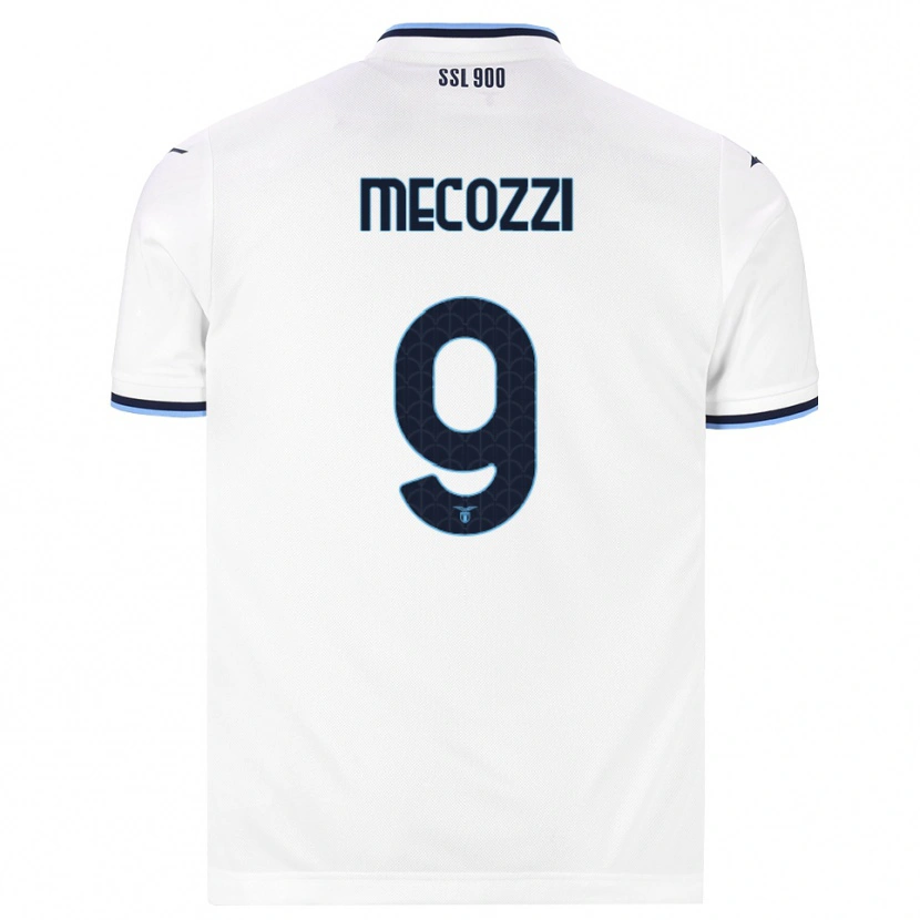 Danxen Kinder Manuel Mecozzi #9 Weiß Dunkelblau Auswärtstrikot Trikot 2026/27 T-Shirt Österreich