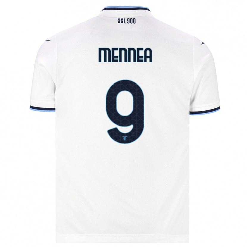 Danxen Kinder Carmine Mennea #9 Weiß Dunkelblau Auswärtstrikot Trikot 2026/27 T-Shirt Österreich