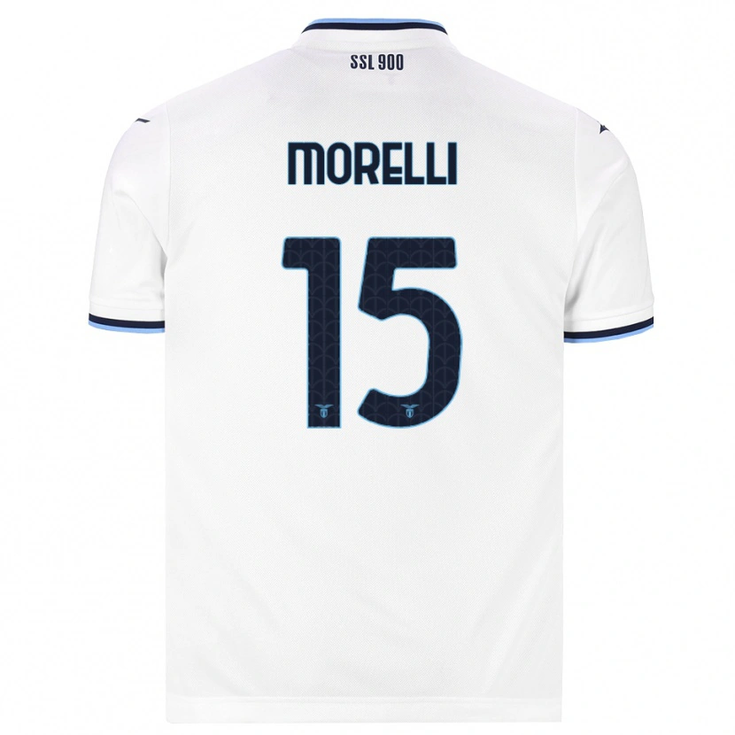 Danxen Kinder Matteo Morelli #15 Weiß Dunkelblau Auswärtstrikot Trikot 2026/27 T-Shirt Österreich