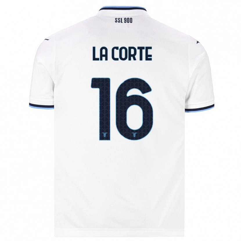 Danxen Kinder Pietro La Corte #16 Weiß Dunkelblau Auswärtstrikot Trikot 2026/27 T-Shirt Österreich