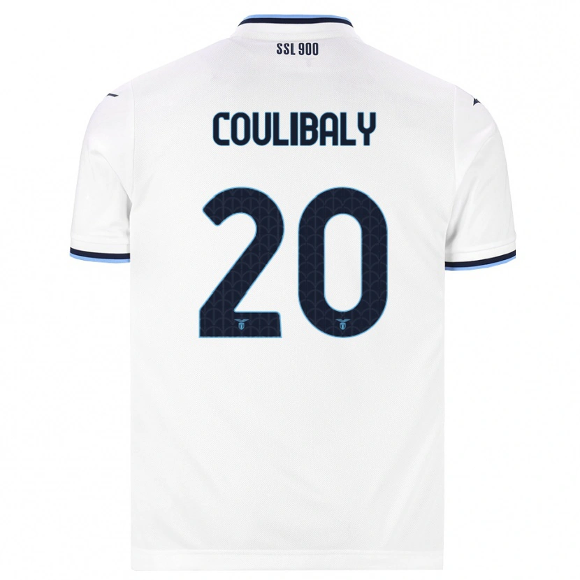 Danxen Kinder Larsson Coulibaly #20 Weiß Dunkelblau Auswärtstrikot Trikot 2026/27 T-Shirt Österreich