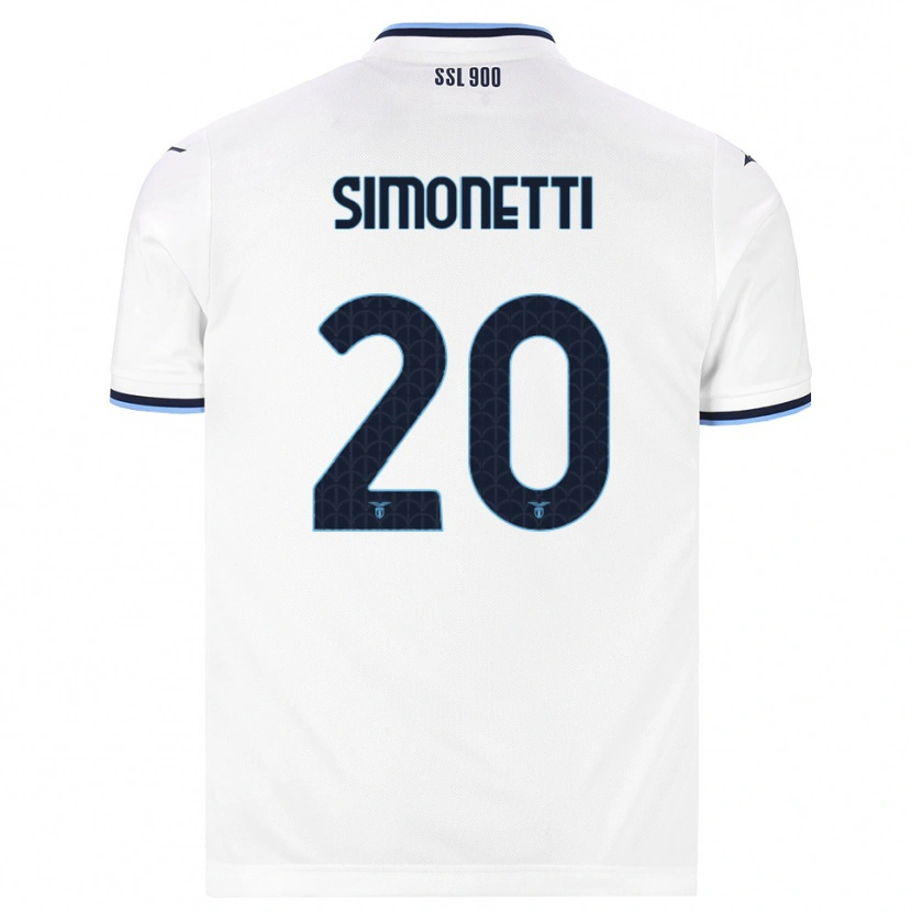 Danxen Kinder Flaminia Simonetti #20 Weiß Dunkelblau Auswärtstrikot Trikot 2026/27 T-Shirt Österreich