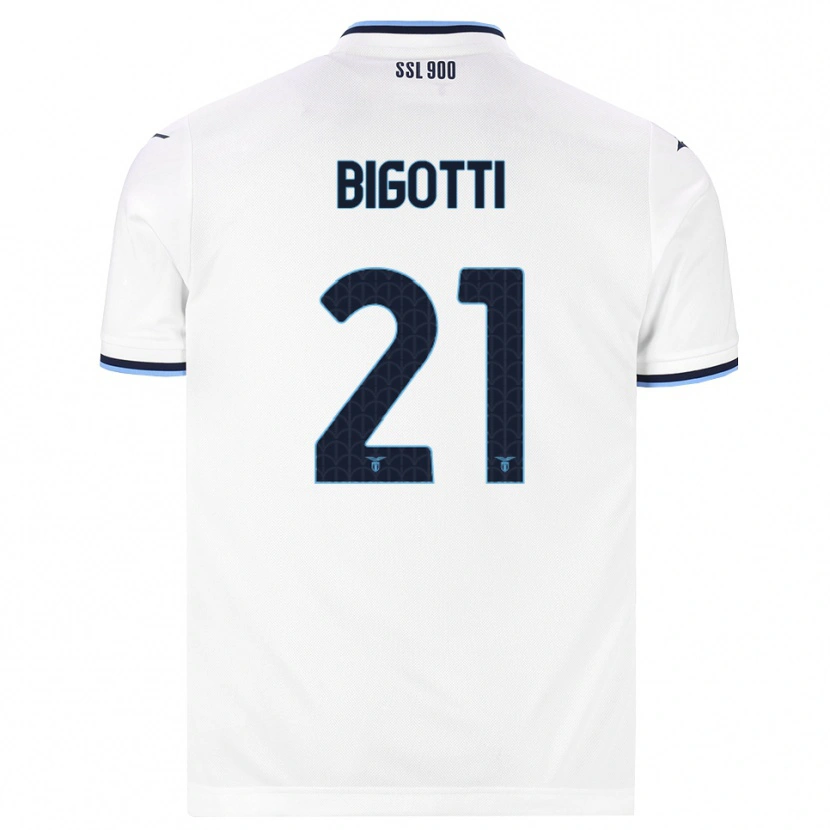Danxen Kinder Massimo Bigotti #21 Weiß Dunkelblau Auswärtstrikot Trikot 2026/27 T-Shirt Österreich