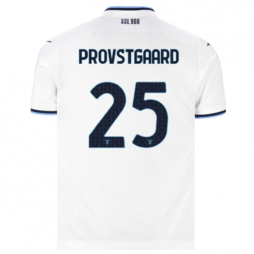 Danxen Kinder Oliver Provstgaard #25 Weiß Dunkelblau Auswärtstrikot Trikot 2026/27 T-Shirt Österreich