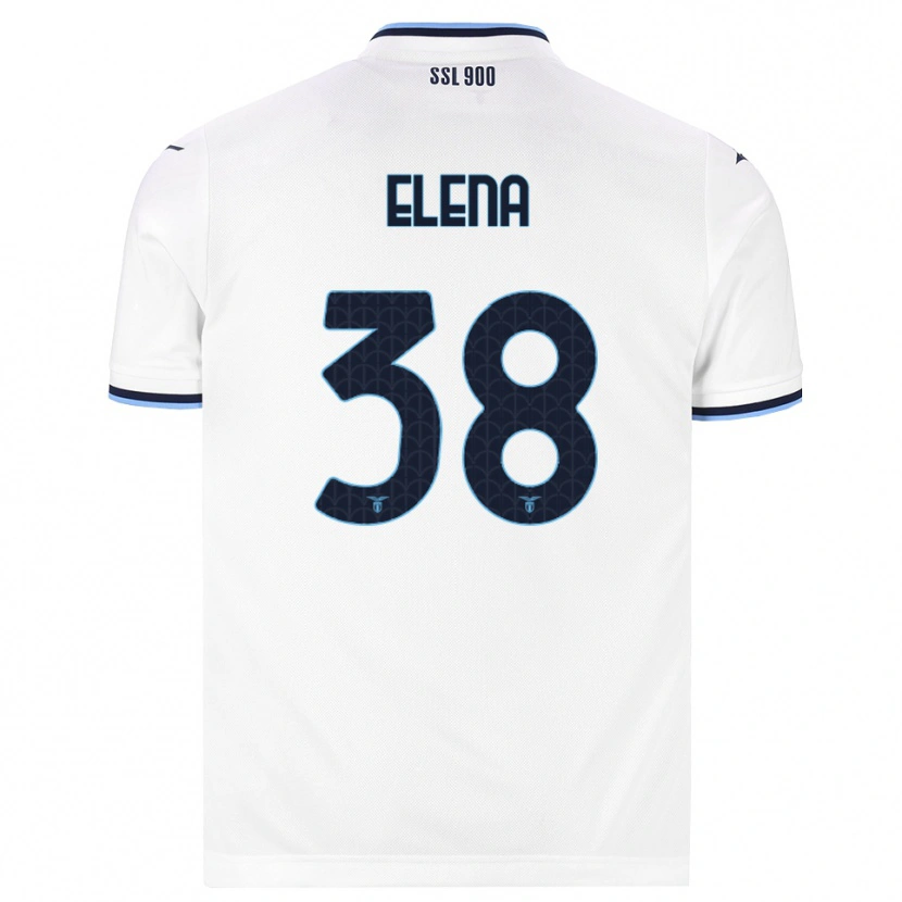 Danxen Kinder Michele Elena #38 Weiß Dunkelblau Auswärtstrikot Trikot 2026/27 T-Shirt Österreich