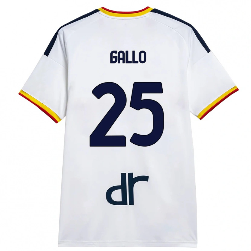 Danxen Kinder Antonino Gallo #25 Weiß Gelb Rot Auswärtstrikot Trikot 2026/27 T-Shirt Österreich