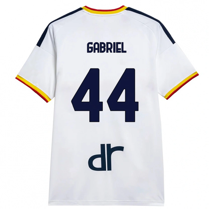 Danxen Kinder Tiago Gabriel #44 Weiß Gelb Rot Auswärtstrikot Trikot 2026/27 T-Shirt Österreich
