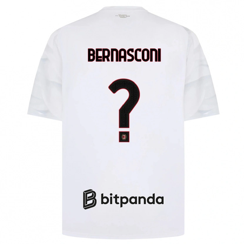 Danxen Kinder Andrea Bernasconi #0 Weiß Rot Schwarz Auswärtstrikot Trikot 2026/27 T-Shirt Österreich