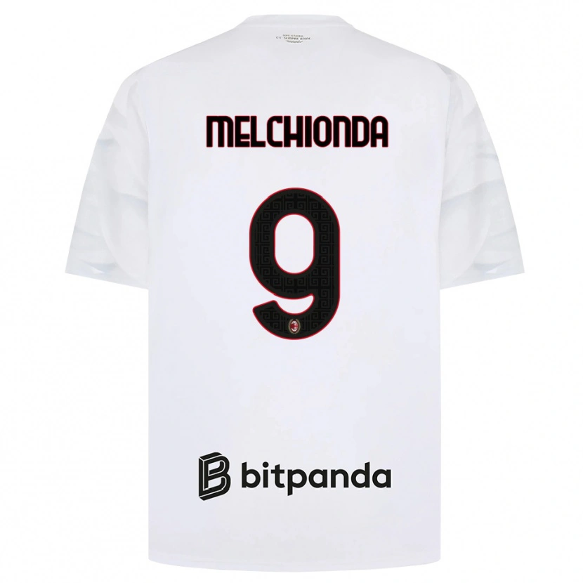 Danxen Kinder Marco Melchionda #9 Weiß Rot Schwarz Auswärtstrikot Trikot 2026/27 T-Shirt Österreich