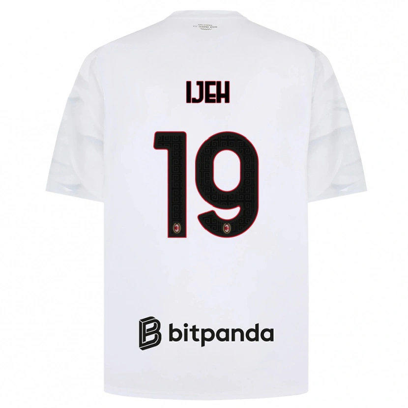 Danxen Kinder Evelyn Ijeh #19 Weiß Rot Schwarz Auswärtstrikot Trikot 2026/27 T-Shirt Österreich
